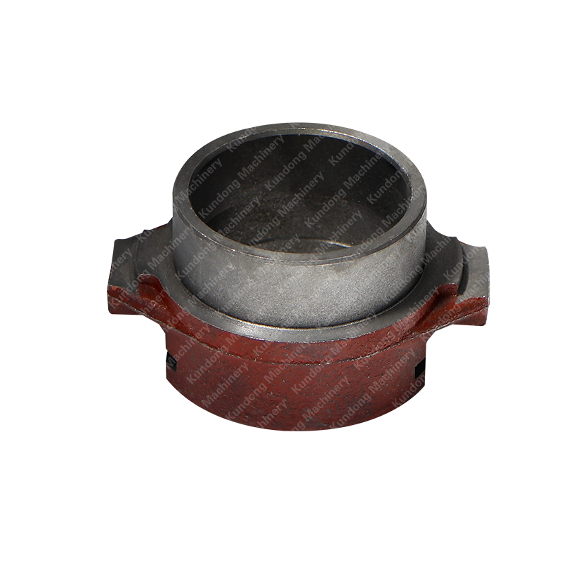 Harvester gearbox sleeve release bearing seat