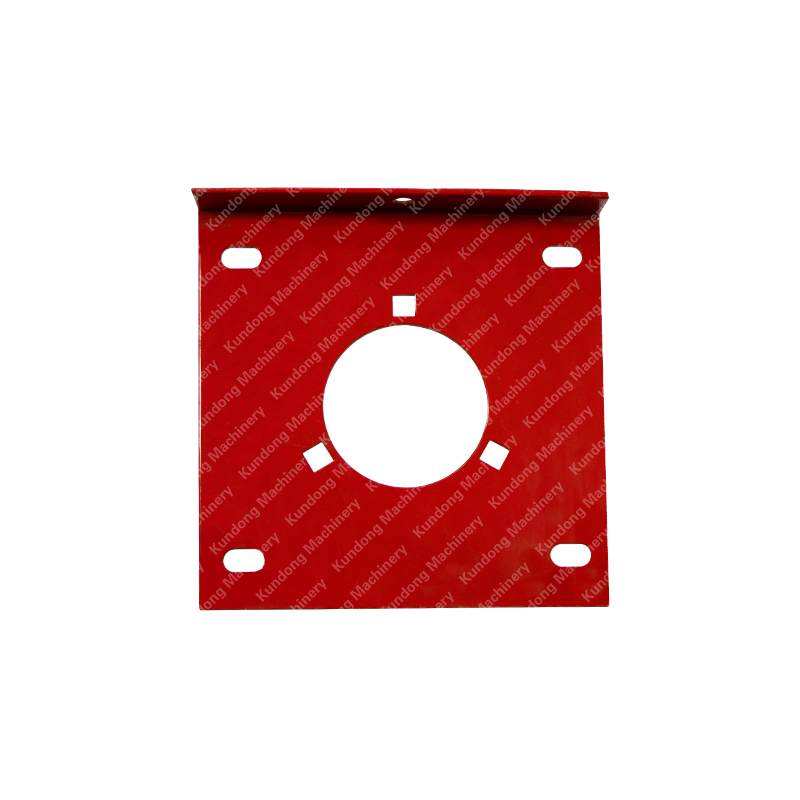 Left adjustment plate of header