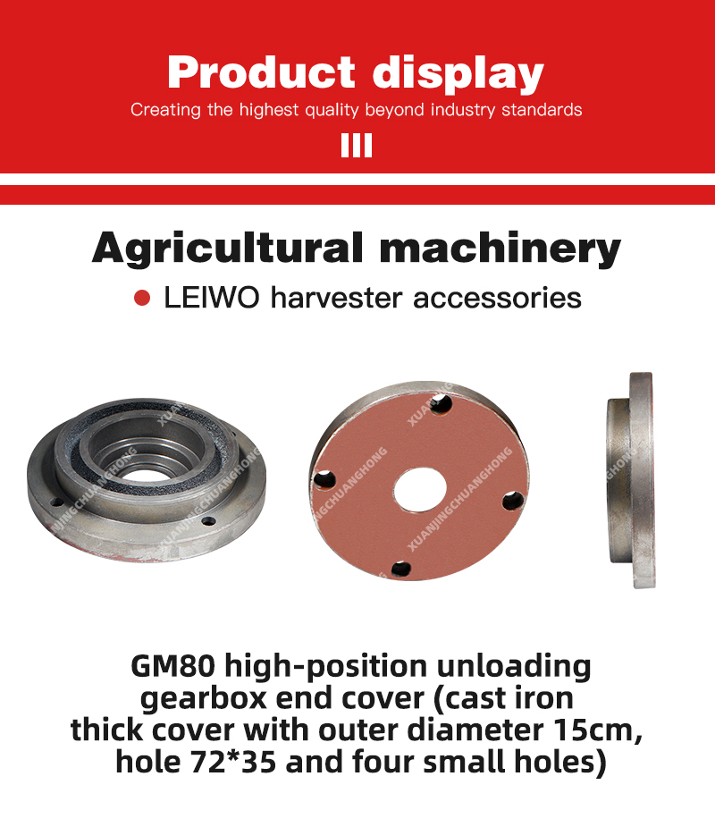 1762754717419829.jpg GM80 high-position unloading gearbox end cover (cast iron thick cover with outer diameter 15cm, hole 72x35 and four small holes).jpg